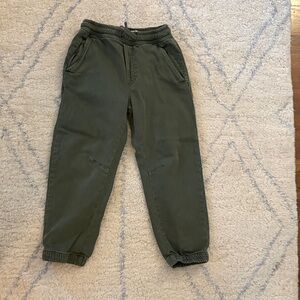 Zara Khaki Green Casual Pants